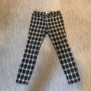 Madewell Checkered Jeans